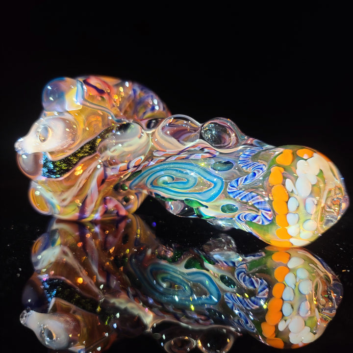 Molten Thick and Twisted Pipe Glass Pipe Molten Imagination   