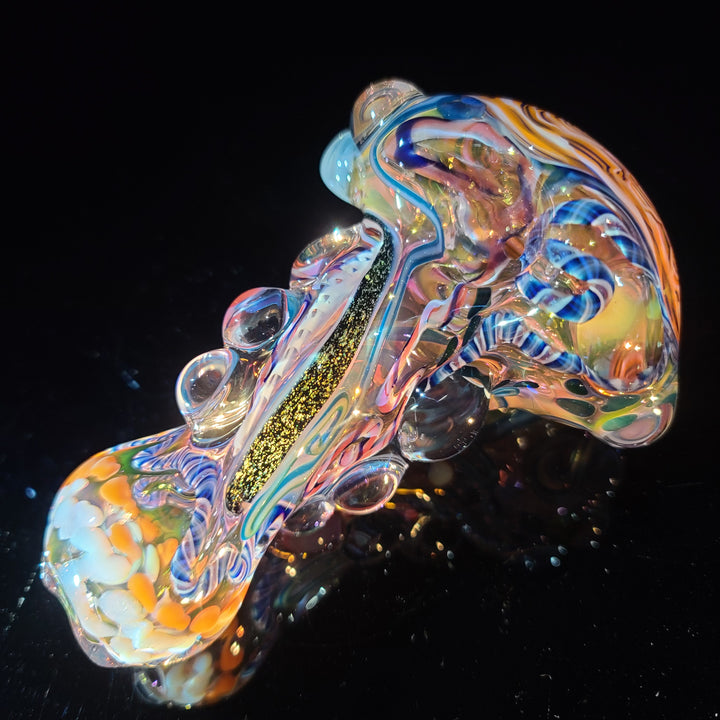 Molten Thick and Twisted Pipe Glass Pipe Molten Imagination   