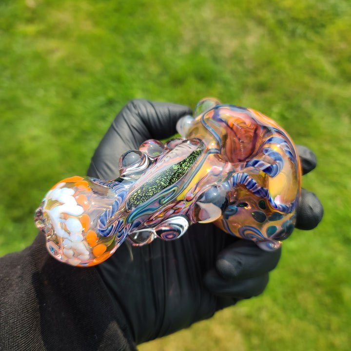 Molten Thick and Twisted Pipe Glass Pipe Molten Imagination   