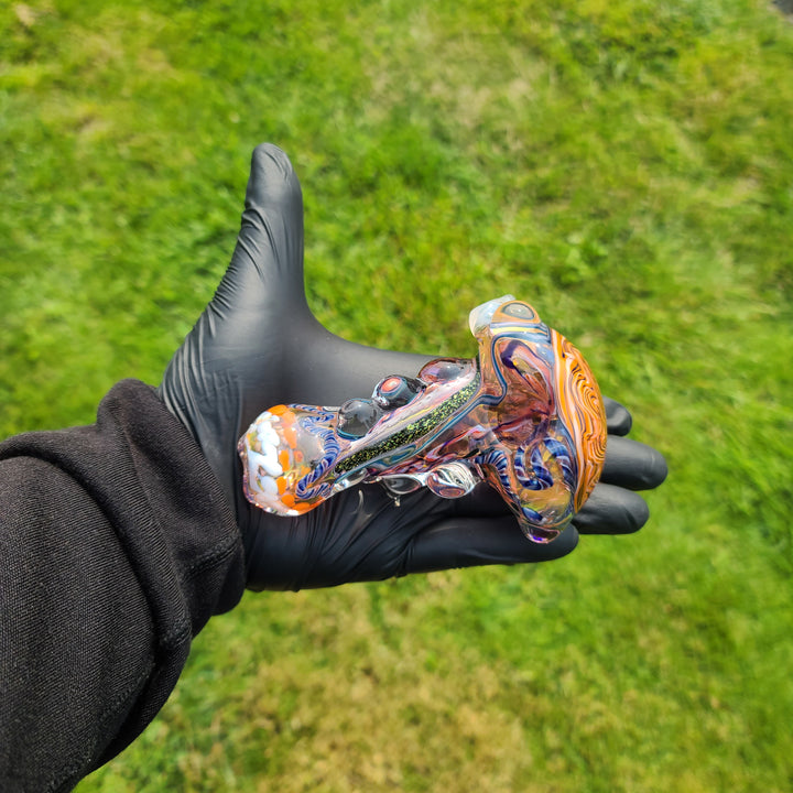 Molten Thick and Twisted Pipe Glass Pipe Molten Imagination   