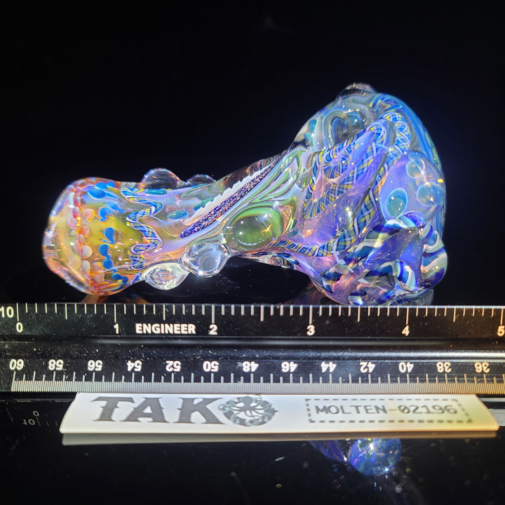 Molten Thick and Twisted Pipe Glass Pipe Molten Imagination   