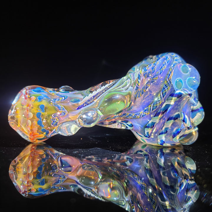 Molten Thick and Twisted Pipe Glass Pipe Molten Imagination   