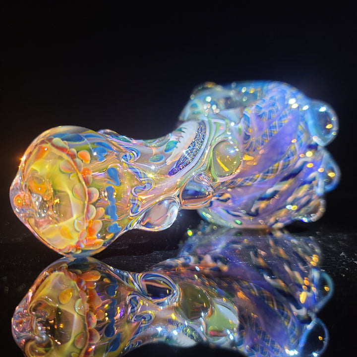 Molten Thick and Twisted Pipe Glass Pipe Molten Imagination   