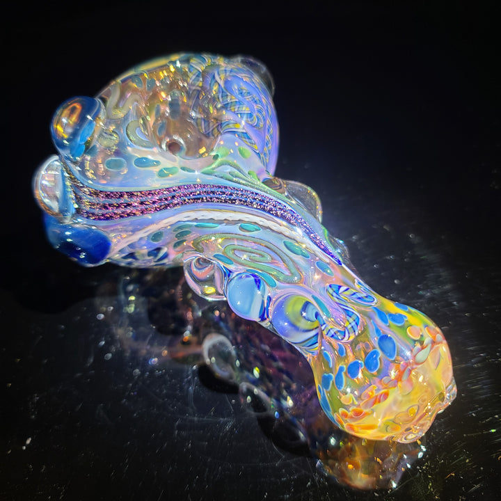 Molten Thick and Twisted Pipe Glass Pipe Molten Imagination   