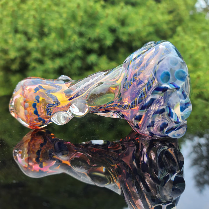 Molten Thick and Twisted Pipe Glass Pipe Molten Imagination   
