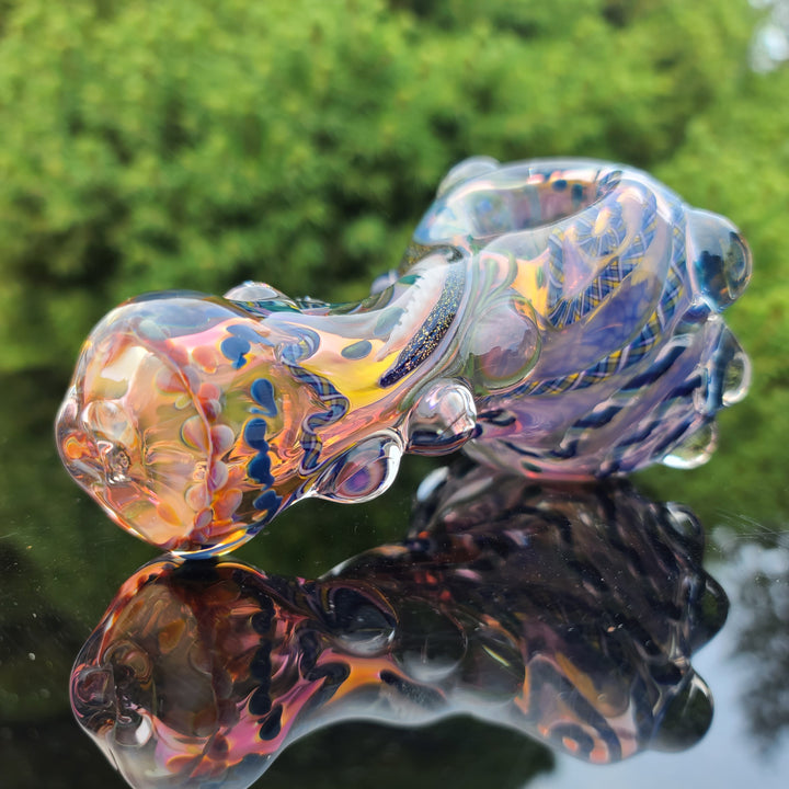 Molten Thick and Twisted Pipe Glass Pipe Molten Imagination   