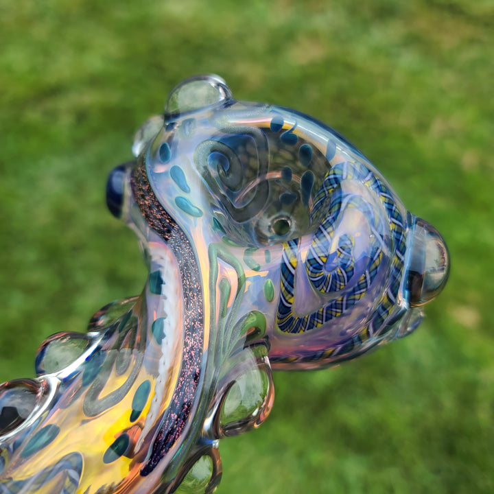 Molten Thick and Twisted Pipe Glass Pipe Molten Imagination   
