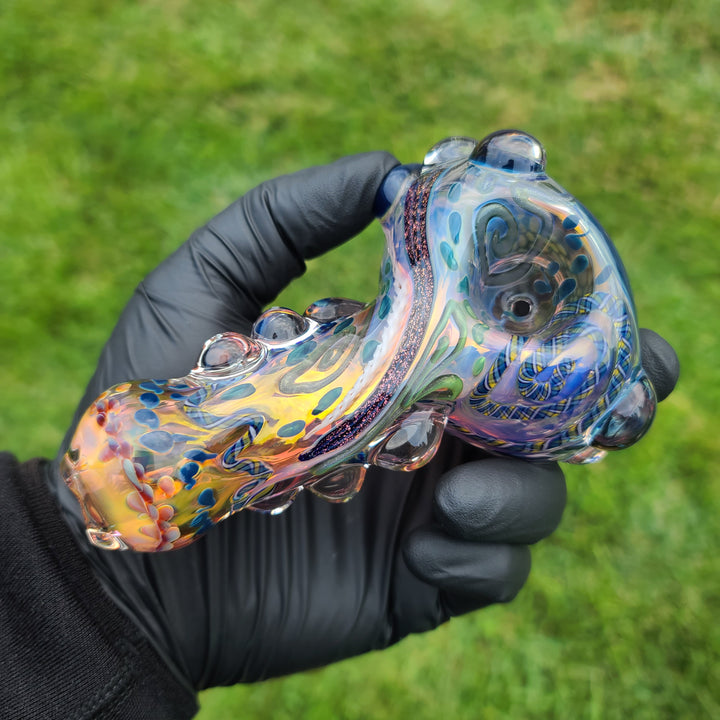 Molten Thick and Twisted Pipe Glass Pipe Molten Imagination   