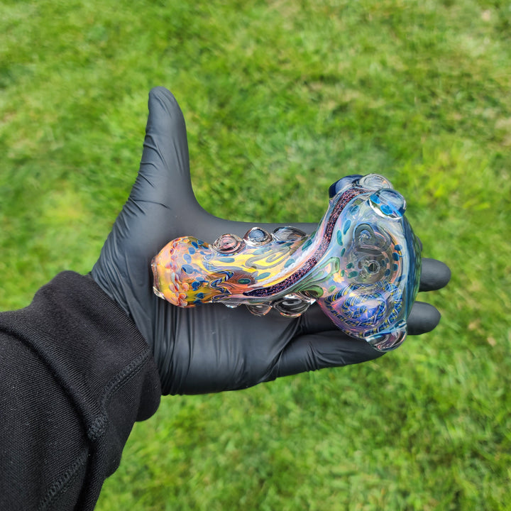 Molten Thick and Twisted Pipe Glass Pipe Molten Imagination   