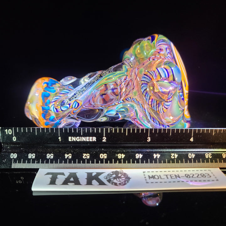 Molten Thick and Twisted Pipe Glass Pipe Molten Imagination   