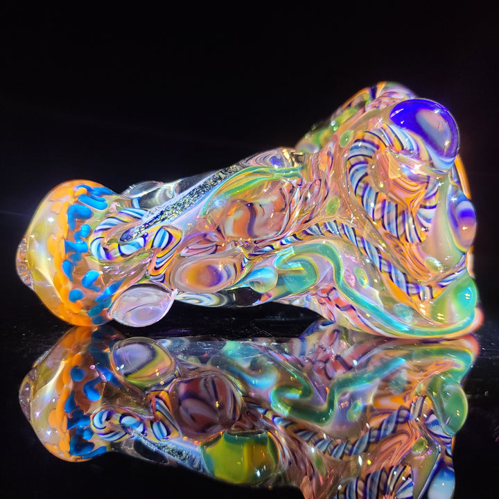 Molten Thick and Twisted Pipe Glass Pipe Molten Imagination   
