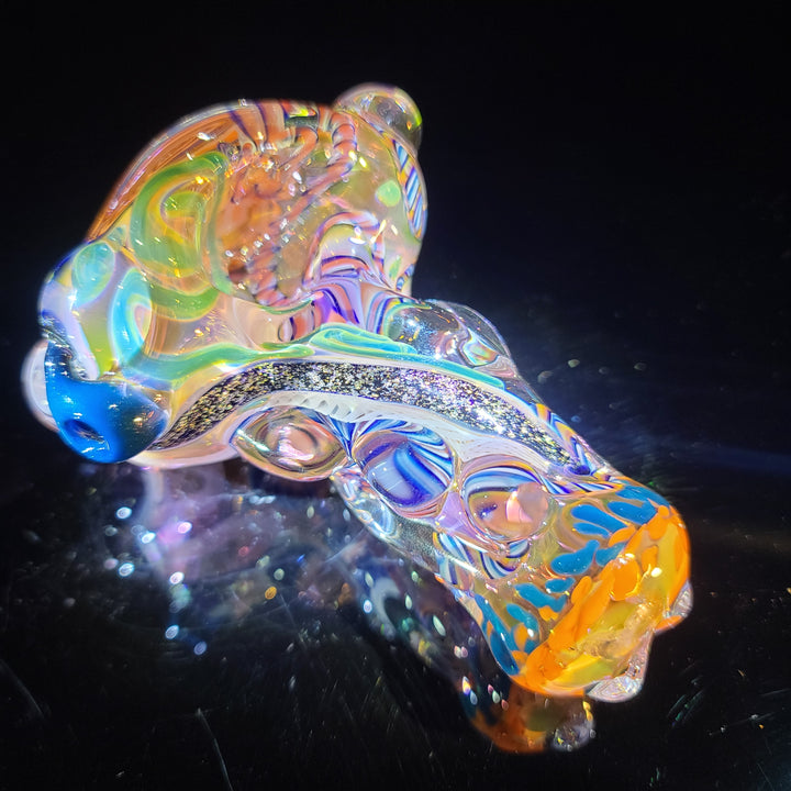 Molten Thick and Twisted Pipe Glass Pipe Molten Imagination   