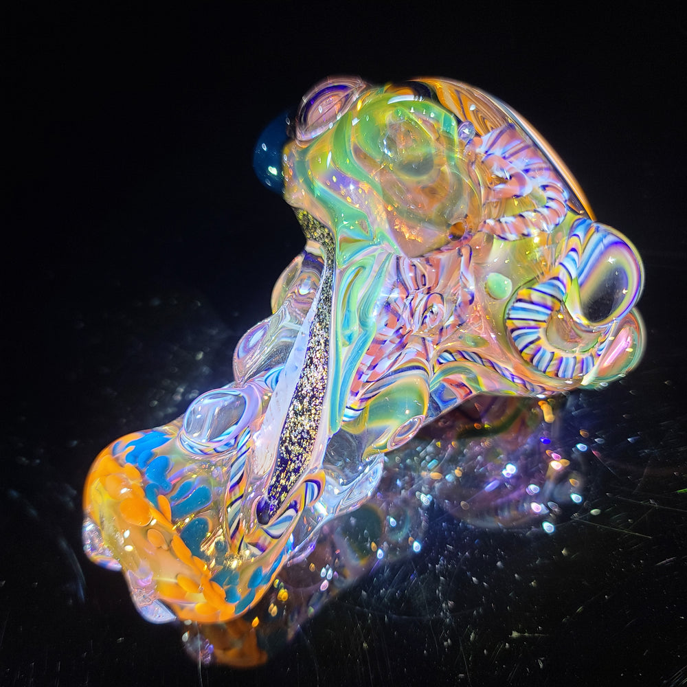 Molten Thick and Twisted Pipe Glass Pipe Molten Imagination   