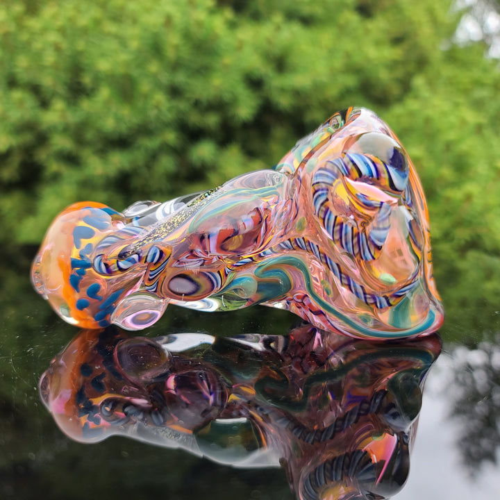 Molten Thick and Twisted Pipe Glass Pipe Molten Imagination   