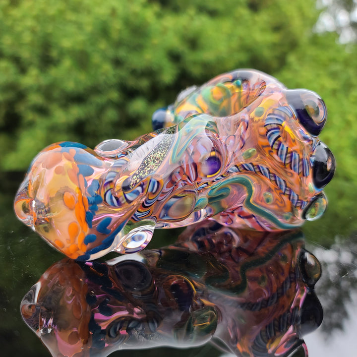 Molten Thick and Twisted Pipe Glass Pipe Molten Imagination   