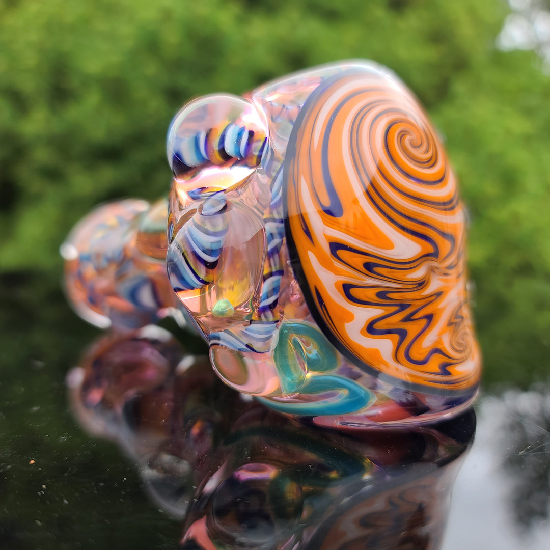 Molten Thick and Twisted Pipe Glass Pipe Molten Imagination   