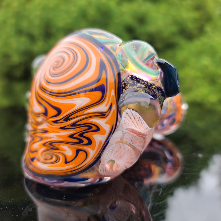 Molten Thick and Twisted Pipe Glass Pipe Molten Imagination   
