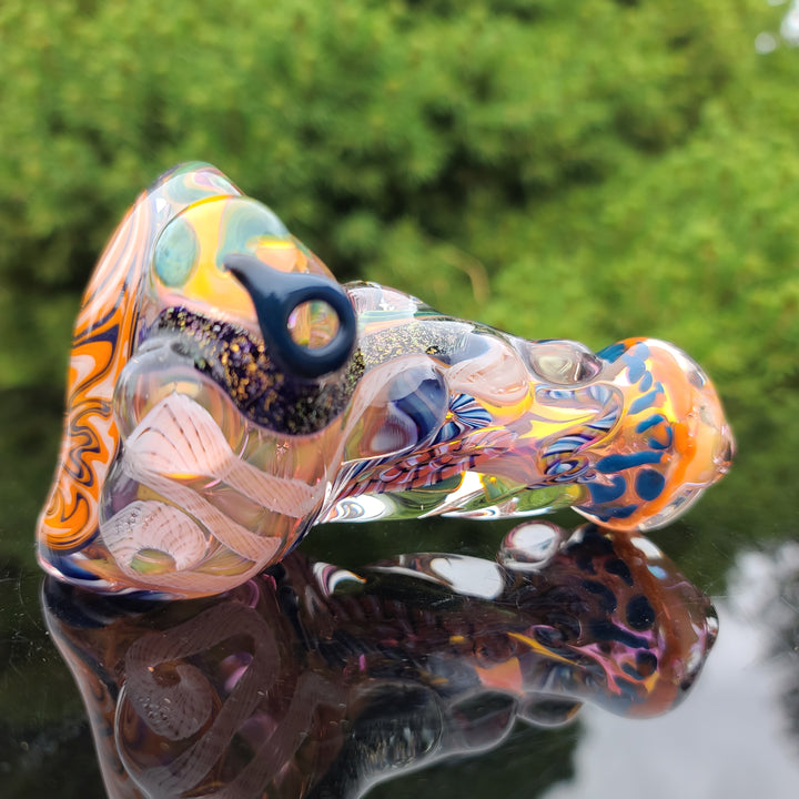 Molten Thick and Twisted Pipe Glass Pipe Molten Imagination   