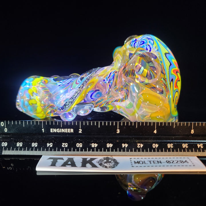 Molten Thick and Twisted Pipe Glass Pipe Molten Imagination   