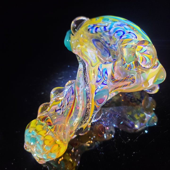 Molten Thick and Twisted Pipe Glass Pipe Molten Imagination   