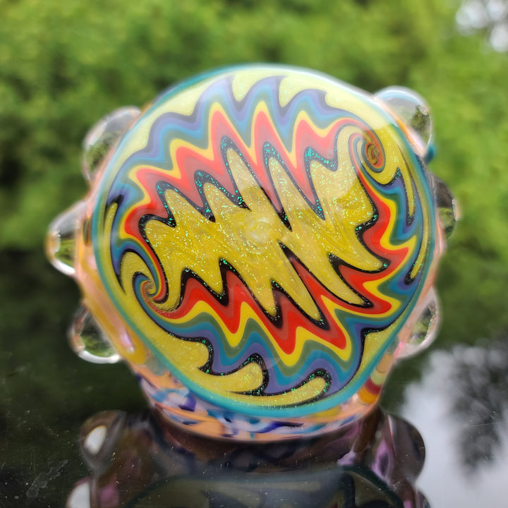 Molten Thick and Twisted Pipe Glass Pipe Molten Imagination   