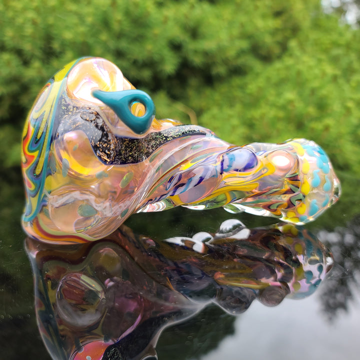Molten Thick and Twisted Pipe Glass Pipe Molten Imagination   