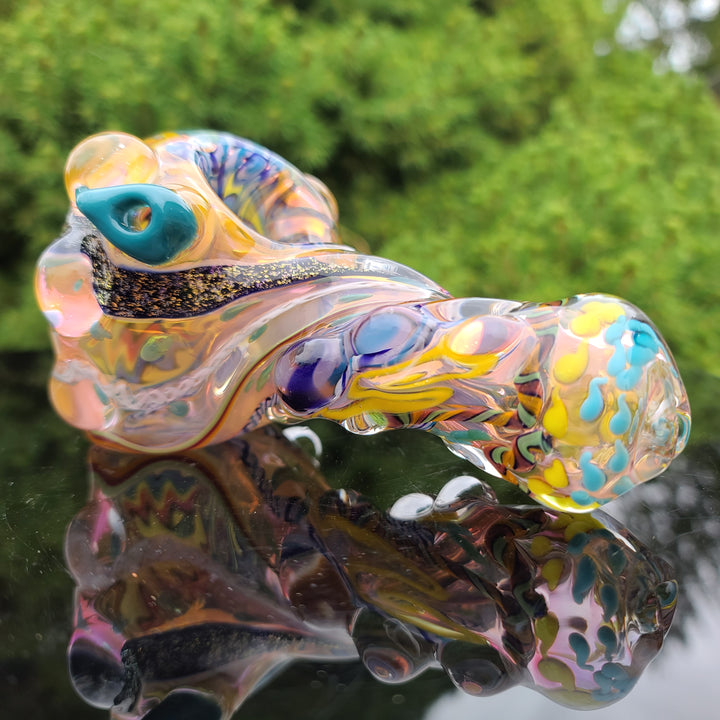 Molten Thick and Twisted Pipe Glass Pipe Molten Imagination   