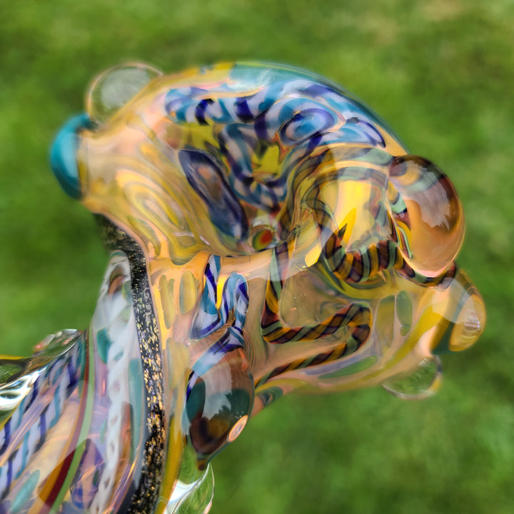 Molten Thick and Twisted Pipe Glass Pipe Molten Imagination   