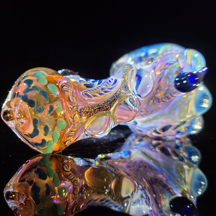 Molten Thick and Twisted Pipe Glass Pipe Molten Imagination