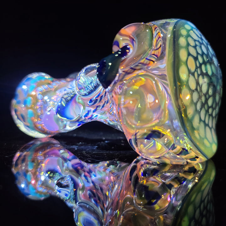 Molten Thick and Twisted Pipe Glass Pipe Molten Imagination