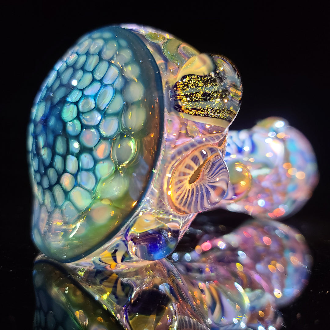 Molten Thick and Twisted Pipe Glass Pipe Molten Imagination