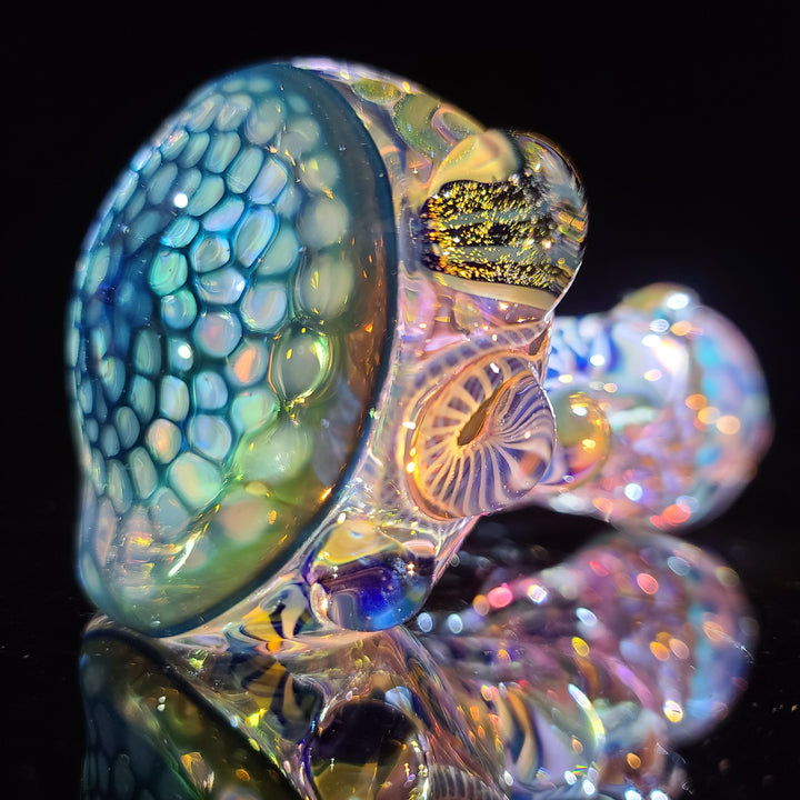 Molten Thick and Twisted Pipe Glass Pipe Molten Imagination