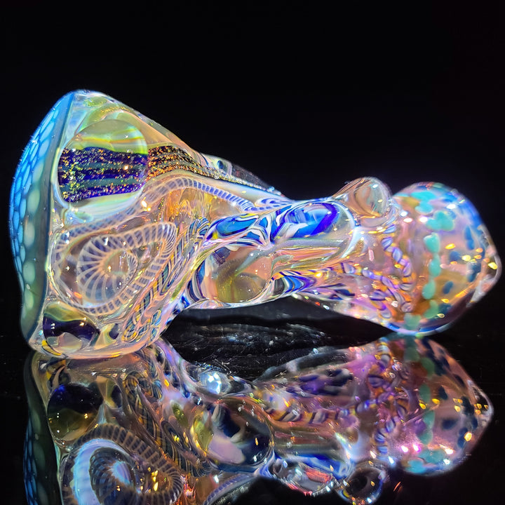 Molten Thick and Twisted Pipe Glass Pipe Molten Imagination