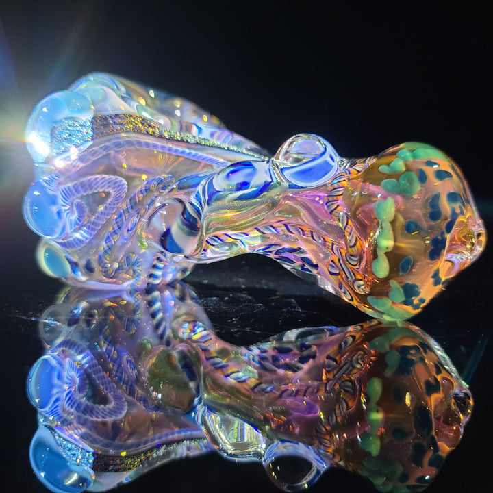 Molten Thick and Twisted Pipe Glass Pipe Molten Imagination