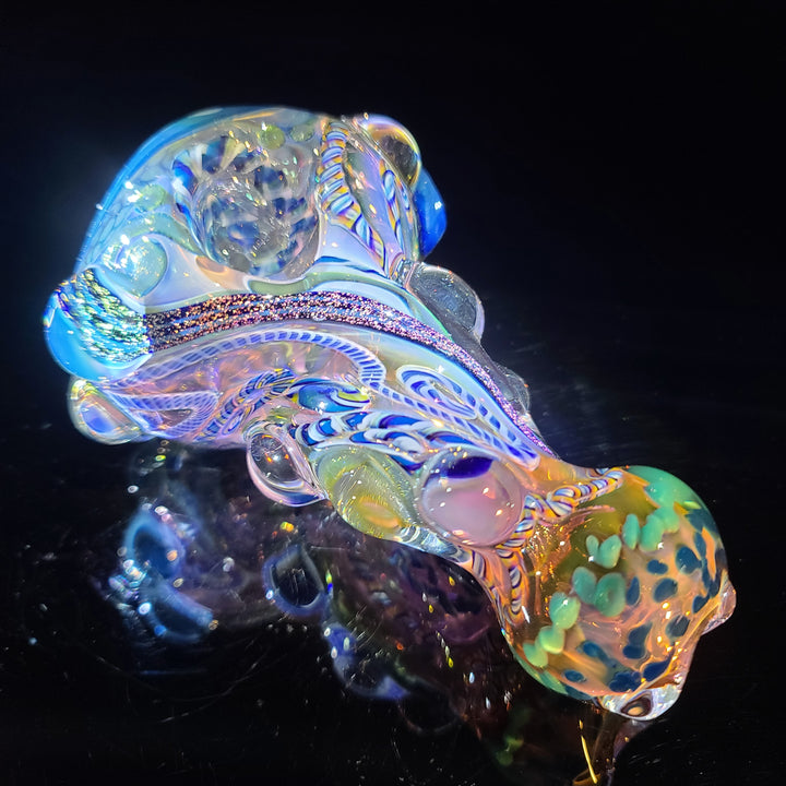 Molten Thick and Twisted Pipe Glass Pipe Molten Imagination