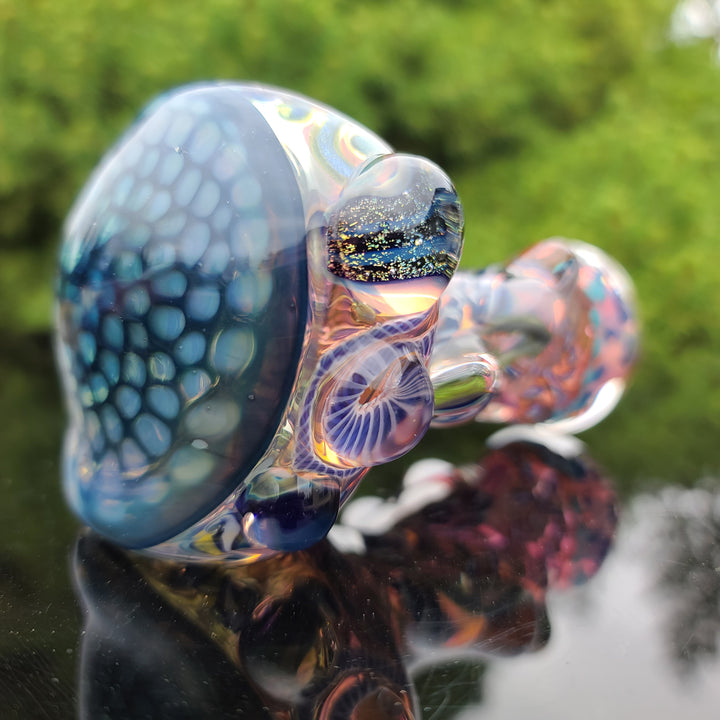 Molten Thick and Twisted Pipe Glass Pipe Molten Imagination