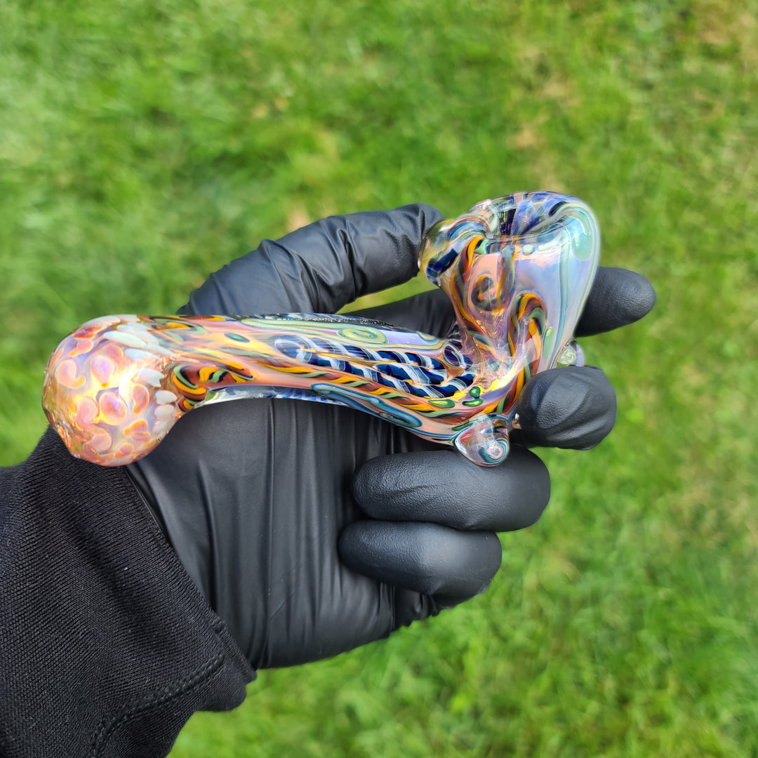 Molten Chaos Inside Out Sherlock Glass Pipe Molten Imagination   