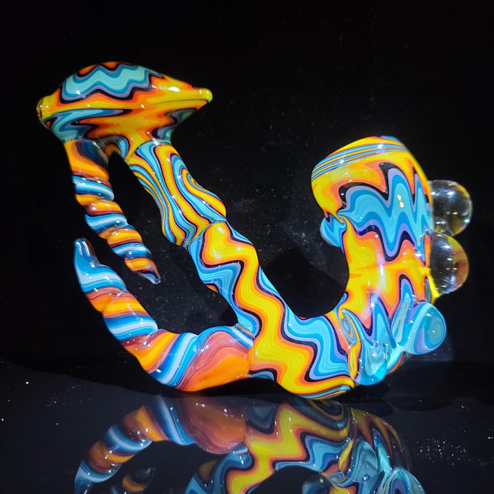 Fire/Water Sherlock Glass Pipe Molten Imagination   