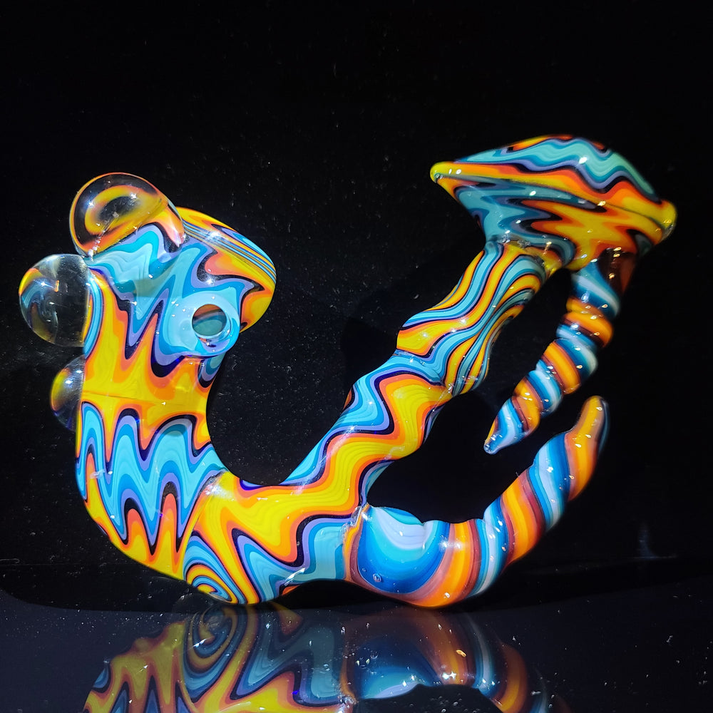Fire/Water Sherlock Glass Pipe Molten Imagination   