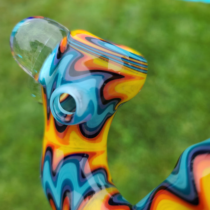 Fire/Water Sherlock Glass Pipe Molten Imagination   