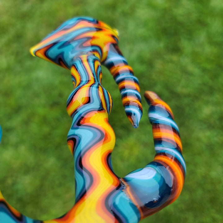 Fire/Water Sherlock Glass Pipe Molten Imagination   