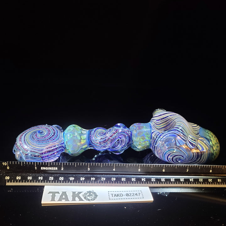 Molten Dichro Sectional Spammer Glass Pipe Molten Imagination   