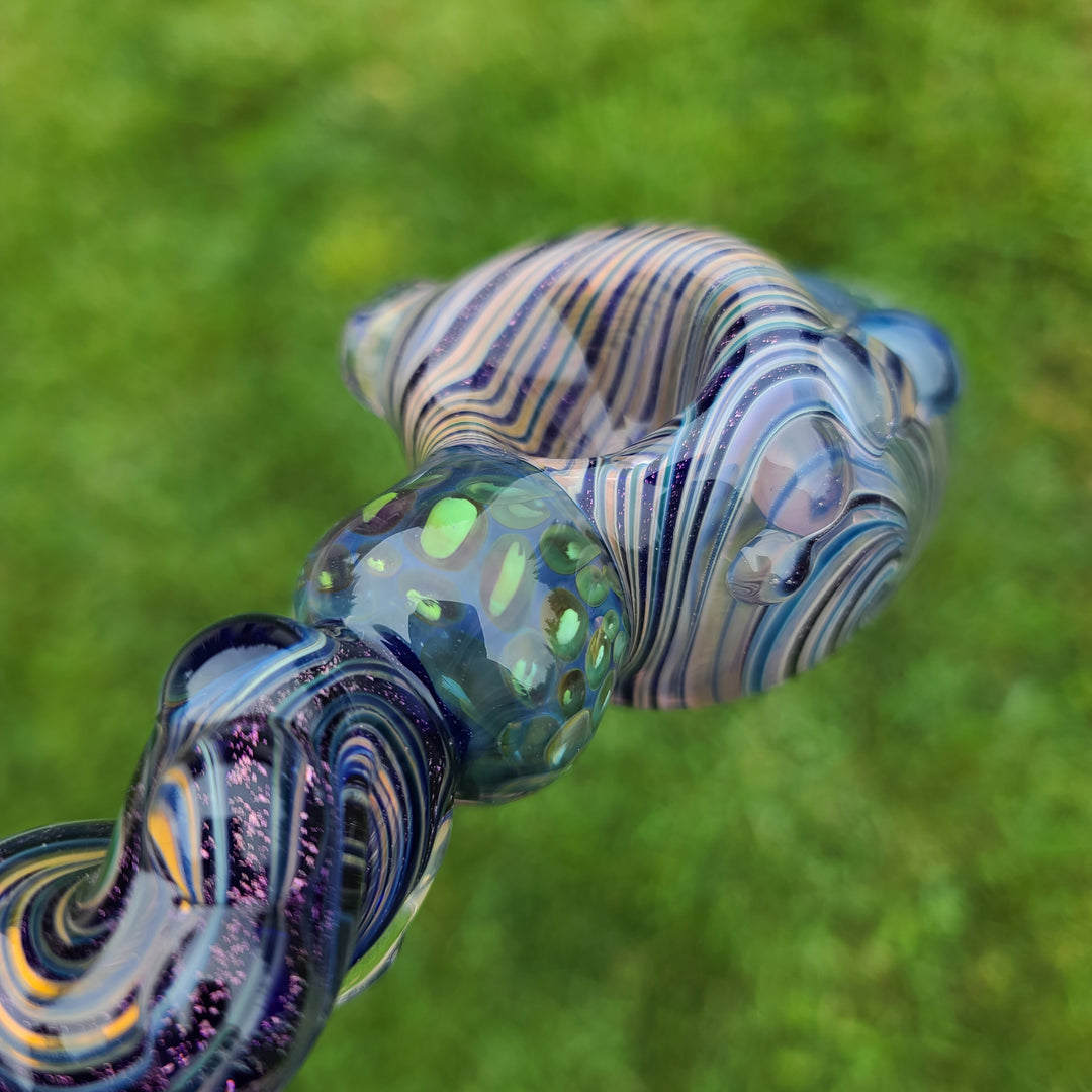 Molten Dichro Sectional Spammer Glass Pipe Molten Imagination   