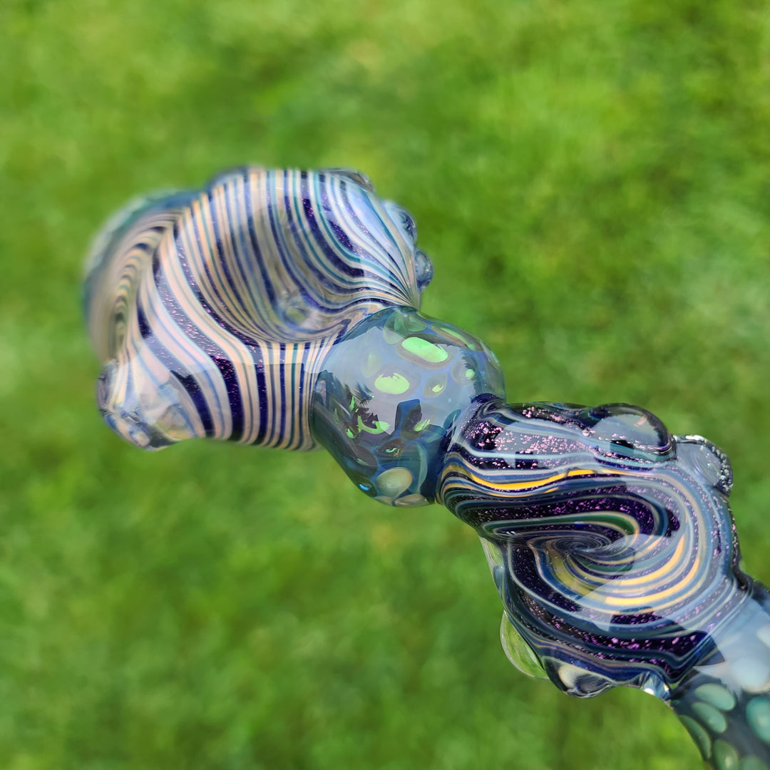 Molten Dichro Sectional Spammer Glass Pipe Molten Imagination   