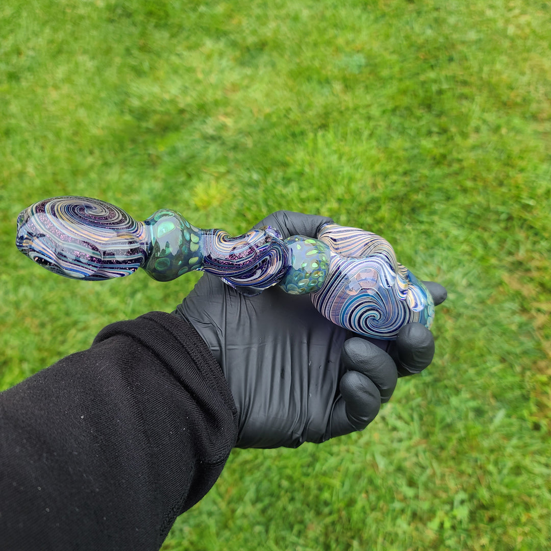 Molten Dichro Sectional Spammer Glass Pipe Molten Imagination   