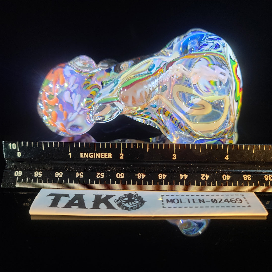 Molten Thick and Twisted Pipe Glass Pipe Molten Imagination   