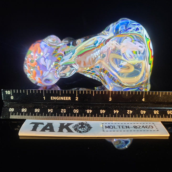 Molten Thick and Twisted Pipe Glass Pipe Molten Imagination   