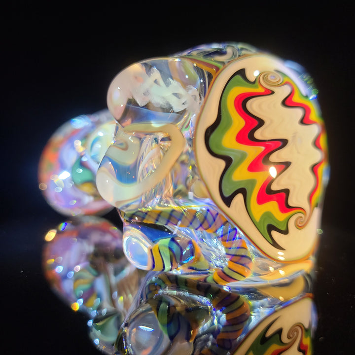 Molten Thick and Twisted Pipe Glass Pipe Molten Imagination   