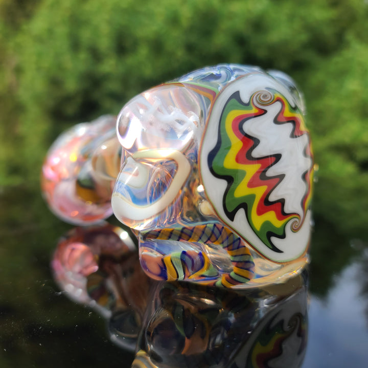 Molten Thick and Twisted Pipe Glass Pipe Molten Imagination   