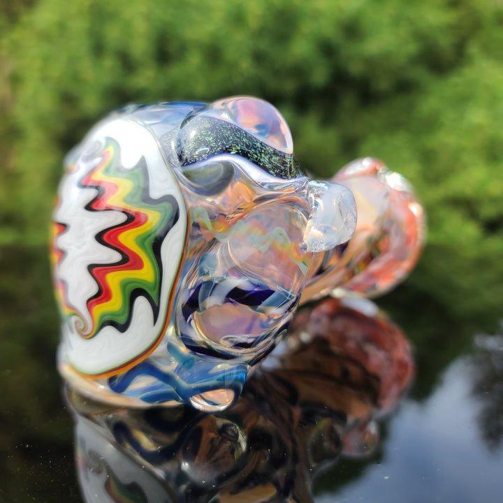 Molten Thick and Twisted Pipe Glass Pipe Molten Imagination   
